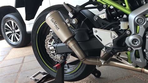 leovince z900 exhaust installation